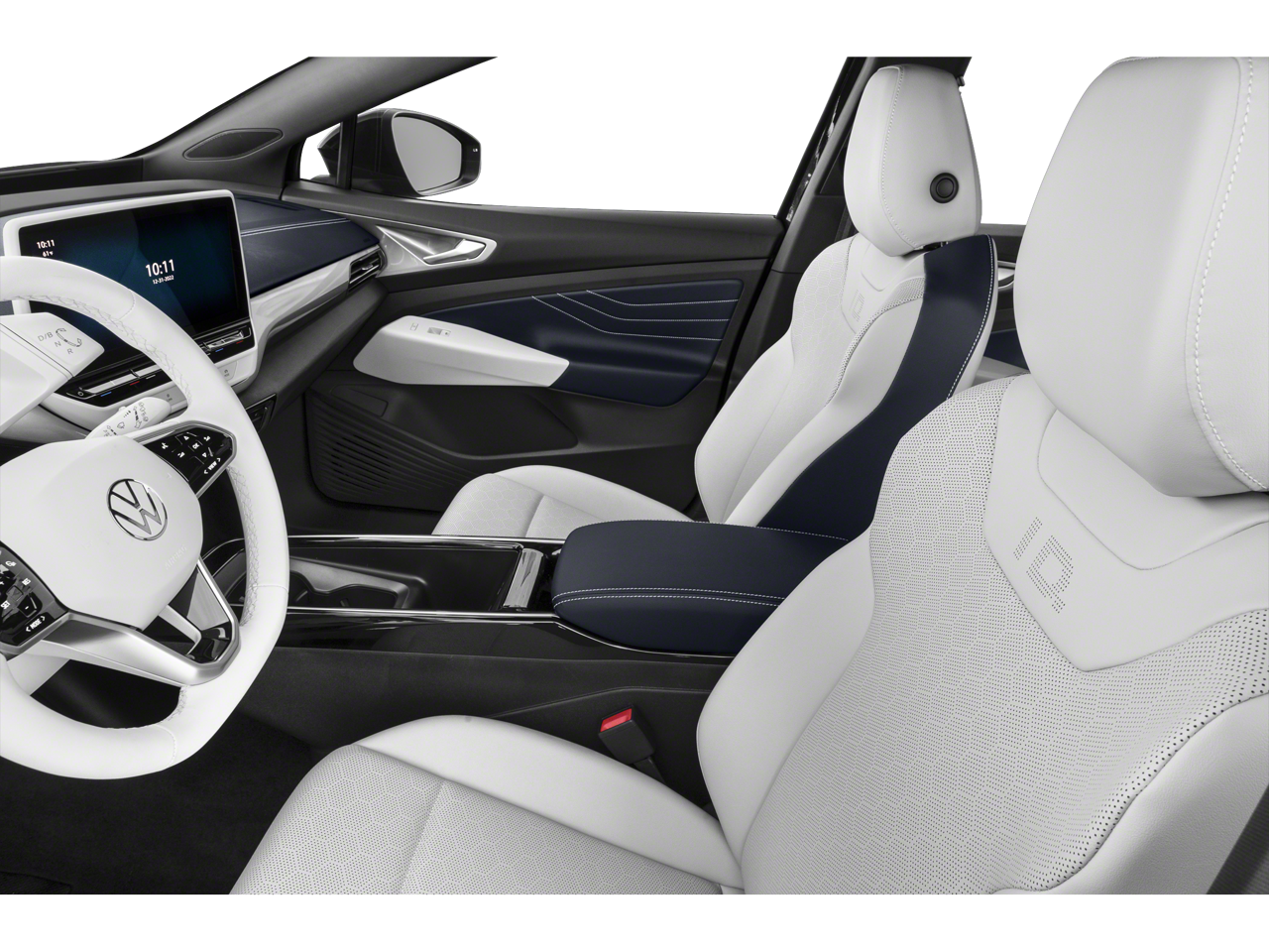 For Volkswagen VW ID.4 ID4 2021 2022 2023 Car Interior Accessories Color  Refit Matte Silver