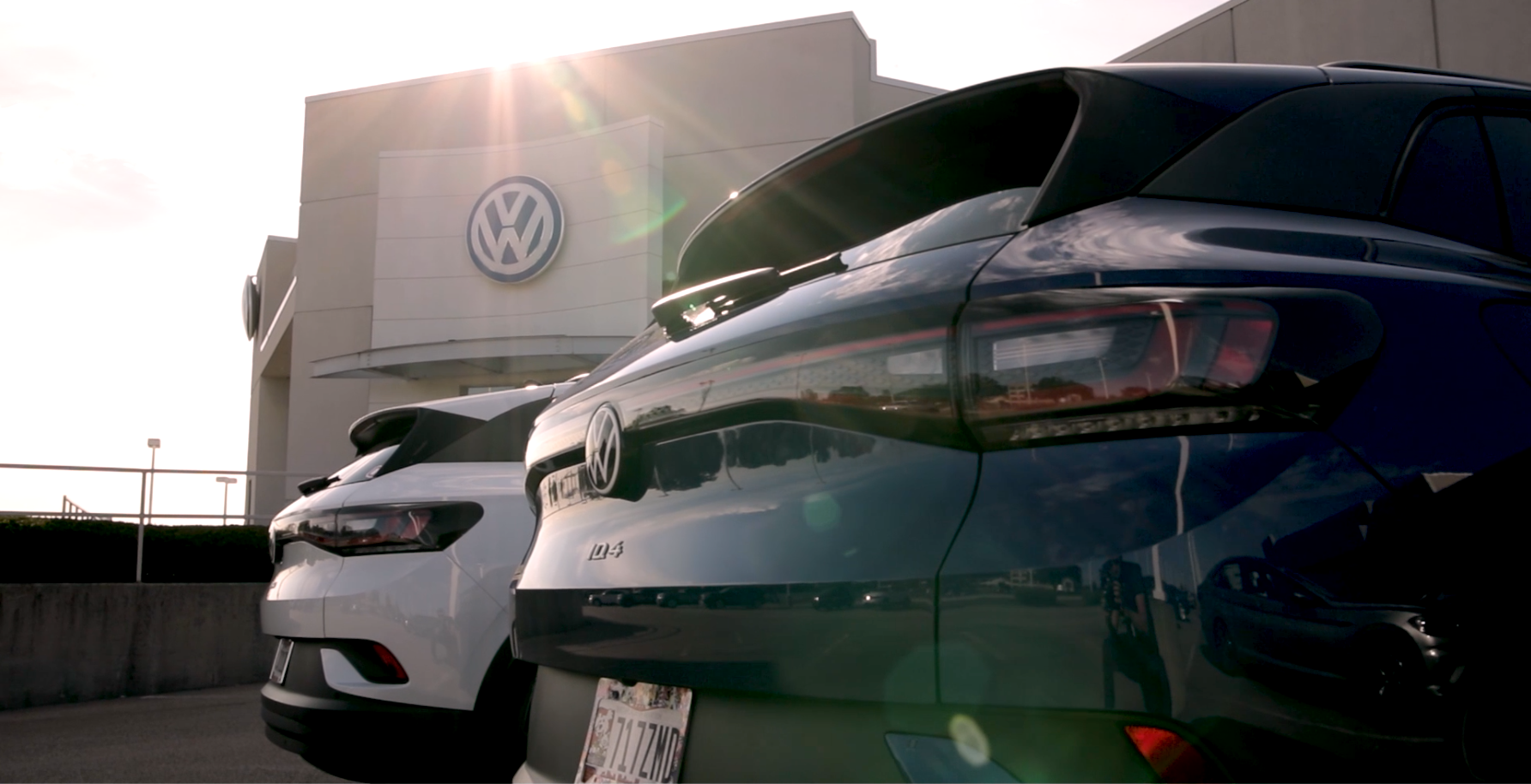 New VW cars, from the rear, in Dayton, OH