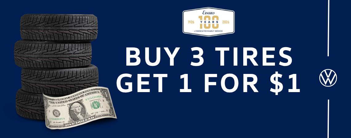 Buy 3 Eligible Tires, Get the 4th for $1