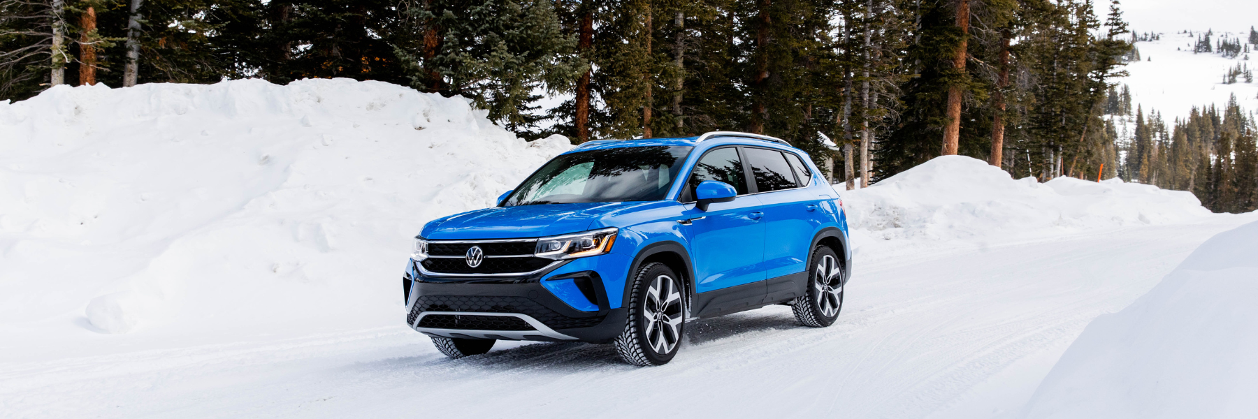 Winter driving Volkswagen